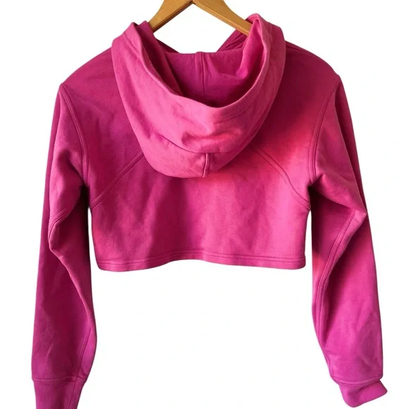 Lululemon All Yours Cropped Hoodie - Sonic Pink - Picture 5 of 10